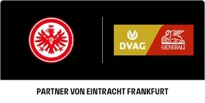 Logo Eintracht Frankfurt Co-Branding DVAG+Generali